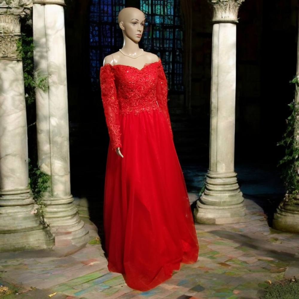 RED WEDDING DRESS